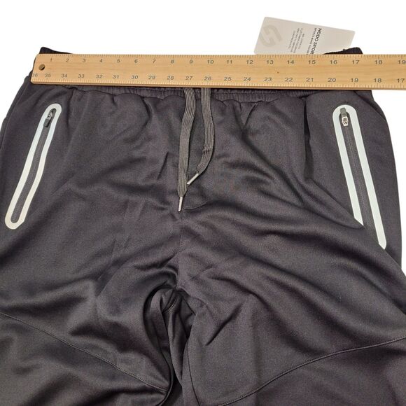 HODOSPORTS Men's Joggers Black Jogger Zipper Pockets Workout Pant X-Large - Picture 9 of 10